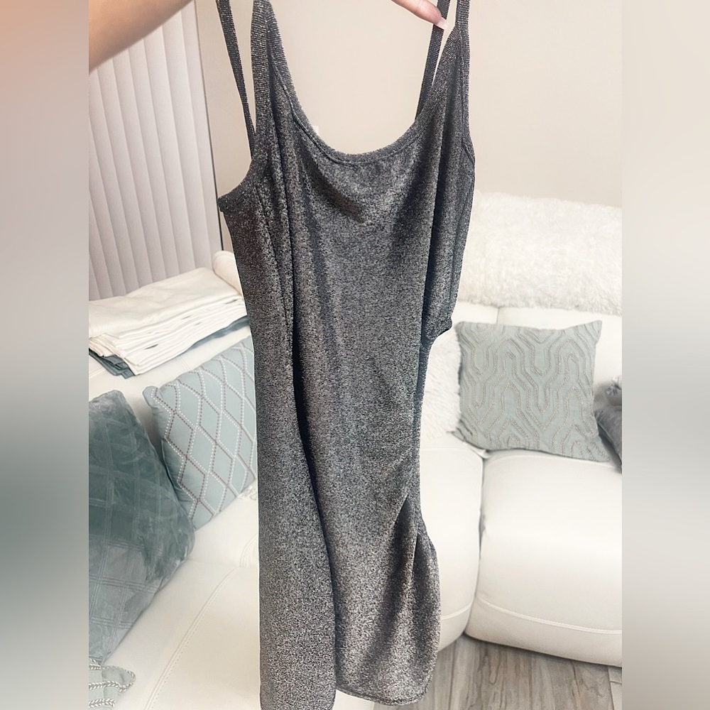 Glitter mini dress